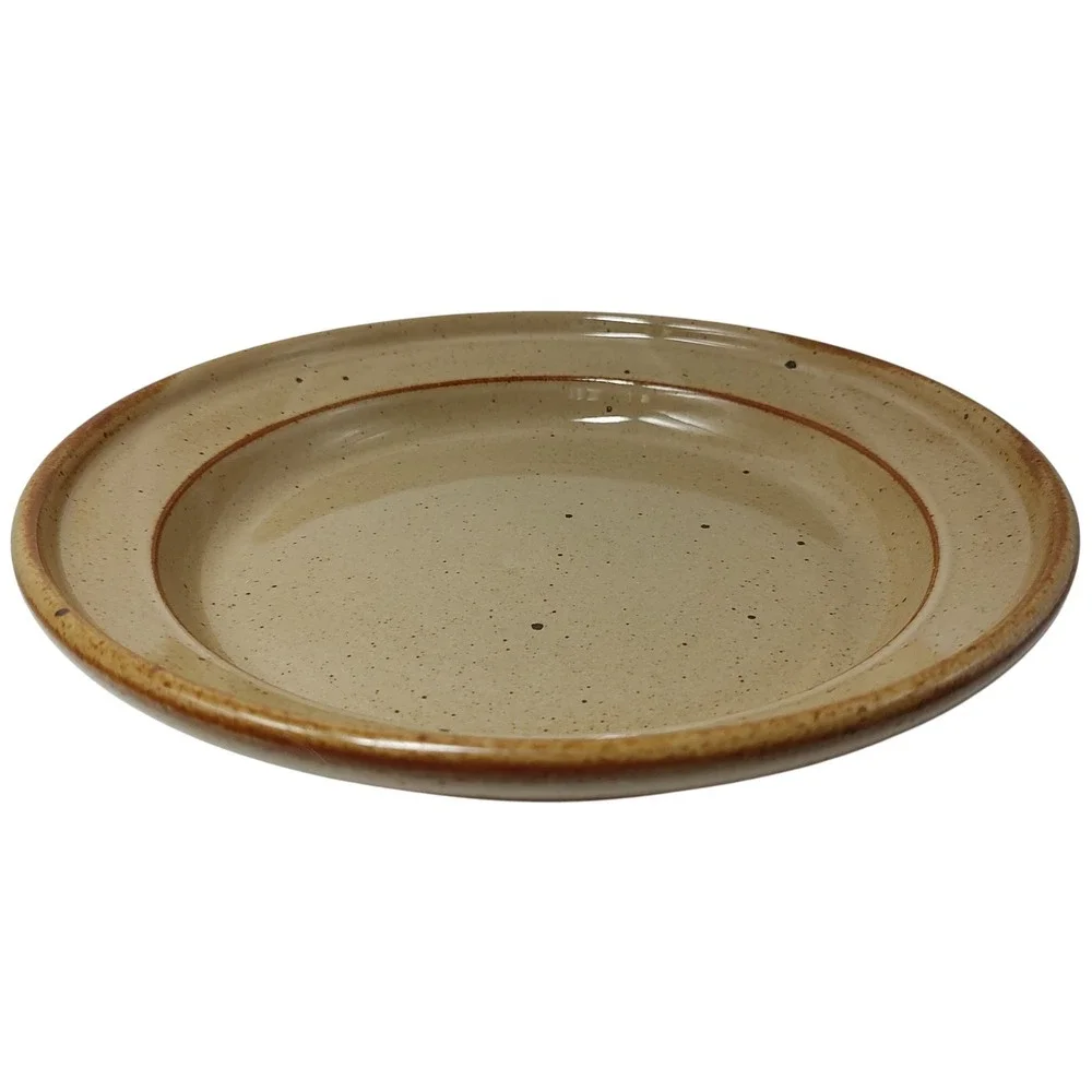 Dansk Nielstone Spice Casserole Lid Tan Brown Speckled Ten‎ Inch Japan Vintage
